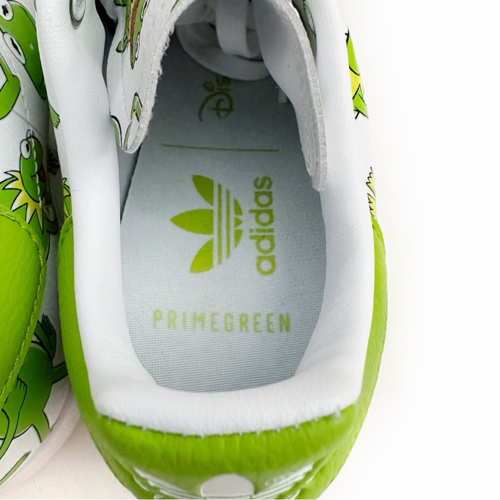 Adidas Stan Smith Disney Muppets Kermit the Frog Sneaker Kids Size 3.5 Shoes - Picture 6 of 11